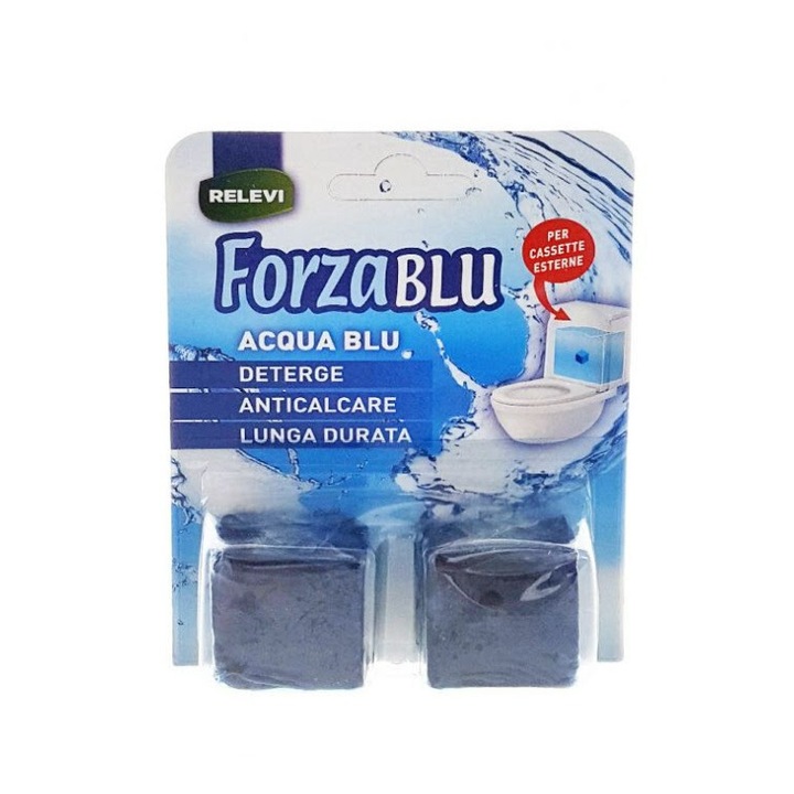 RELEVI Forzablu WC Cuburi Odorizante pt Bazin 2×50 g