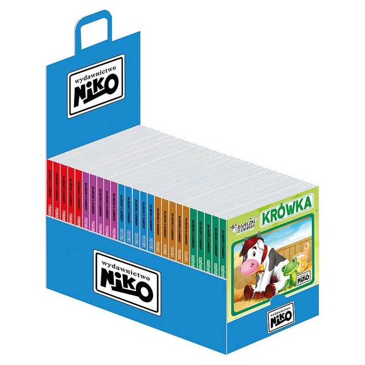 Set de Povesti pentru Copii, Niko, "Bajeczki z zagrody", 25 bucati, Coperta Tare, 2024, NIKO