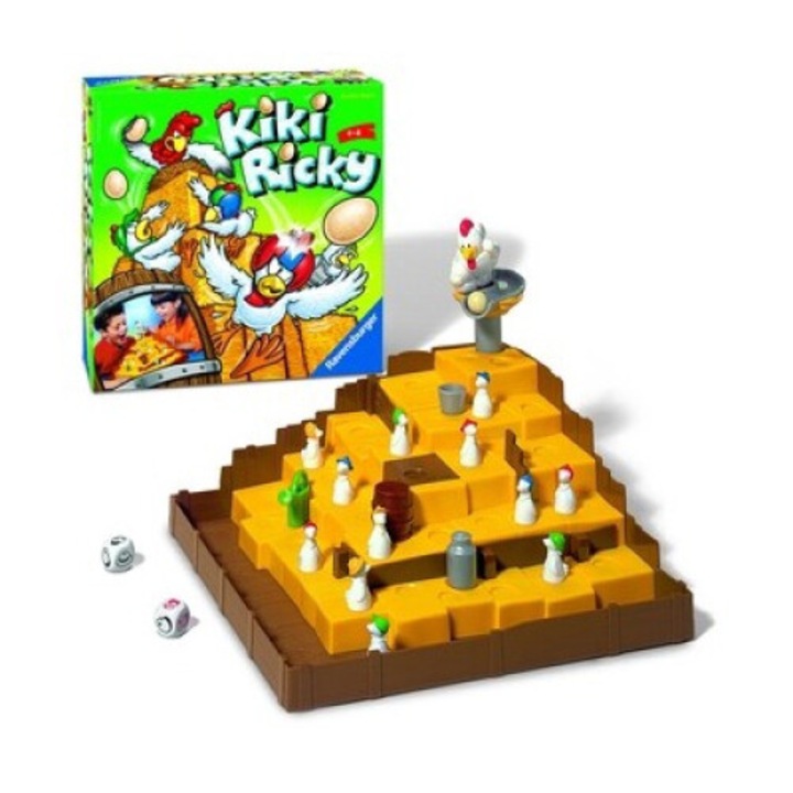 Oktatójáték, Kiky Ricky, gyerekeknek, 4 éves, többszínű
