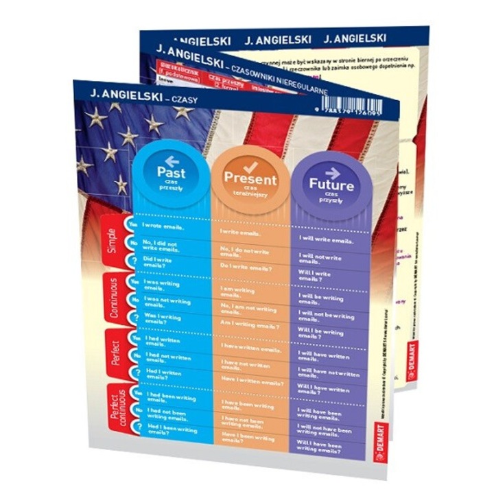 MAXI sciaga Demart, engleza, laminata, 140x200mm, 2023