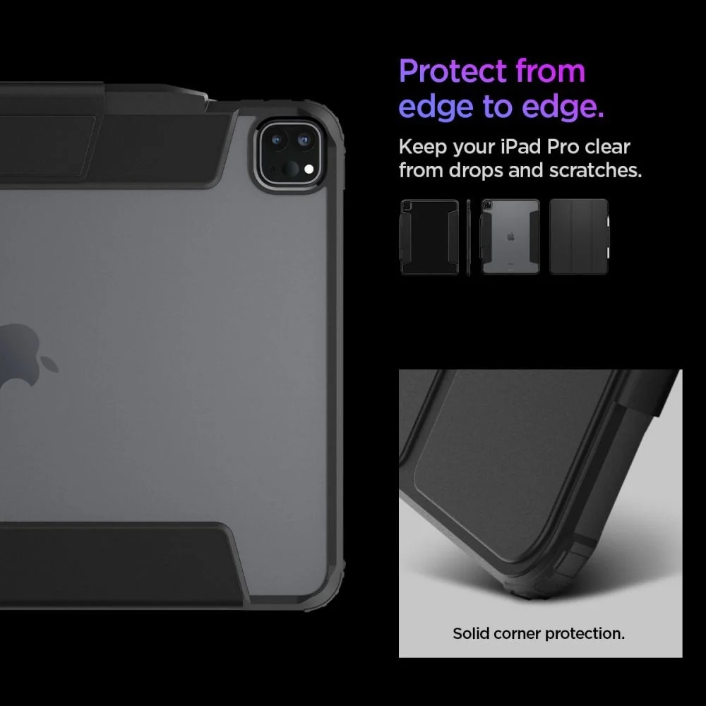 Husa pentru iPad Pro 13 (2024) - Spigen Ultra Hybrid Pro - Black