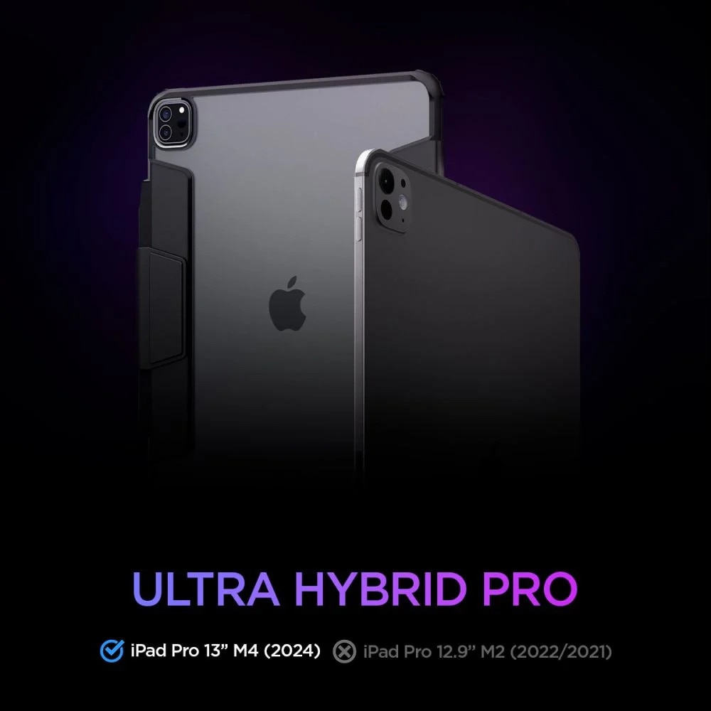 Husa pentru iPad Pro 13 (2024) - Spigen Ultra Hybrid Pro - Black