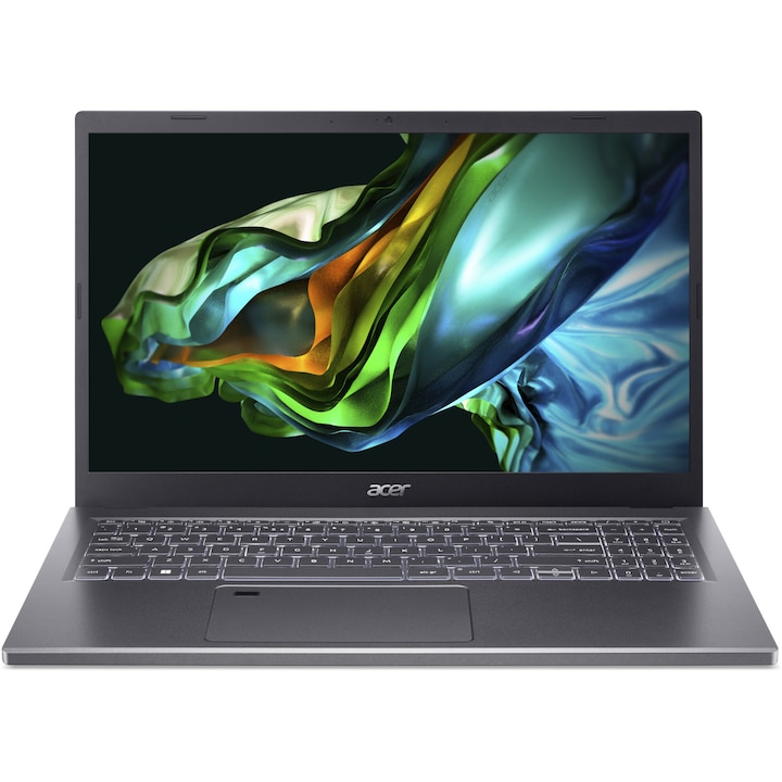 Laptop, Acer, Aspire 5 A515-58M-79TB, NX.KQ8EX.004, 15.6", Intel Core i7-13620H (10 nuclee), Intel Iris Xe Graphics, 16GB 4800MHz LPDDR5, gri