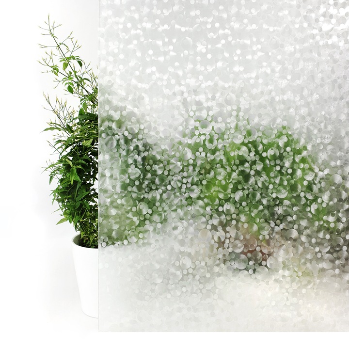 Folie decorativa pentru un dulap de sticla, vanzare la metru, 67.5 x 100 cm, DecoMeister®, Model Perla, H011-067-0100