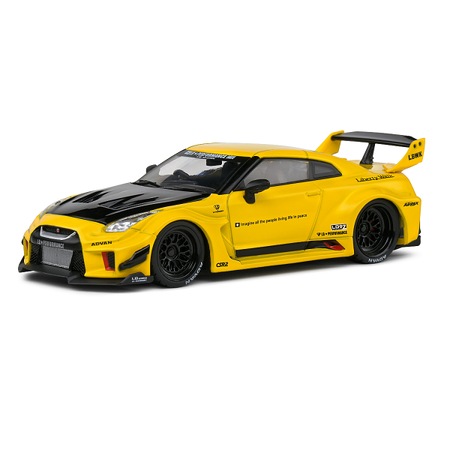 Macheta Nissan GT-R LB Works, galben, Solido, 1/43 - eMAG.ro