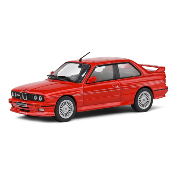 Количка модел BMW 3 series Alpina E30 B6 3.55, 1990, червен, Solido, 1/43