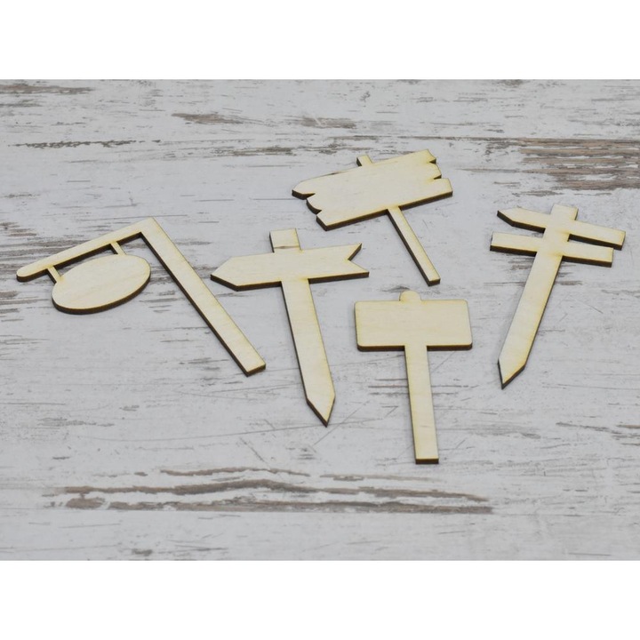 Lemn natural - Placi de control 5 buc/pachet