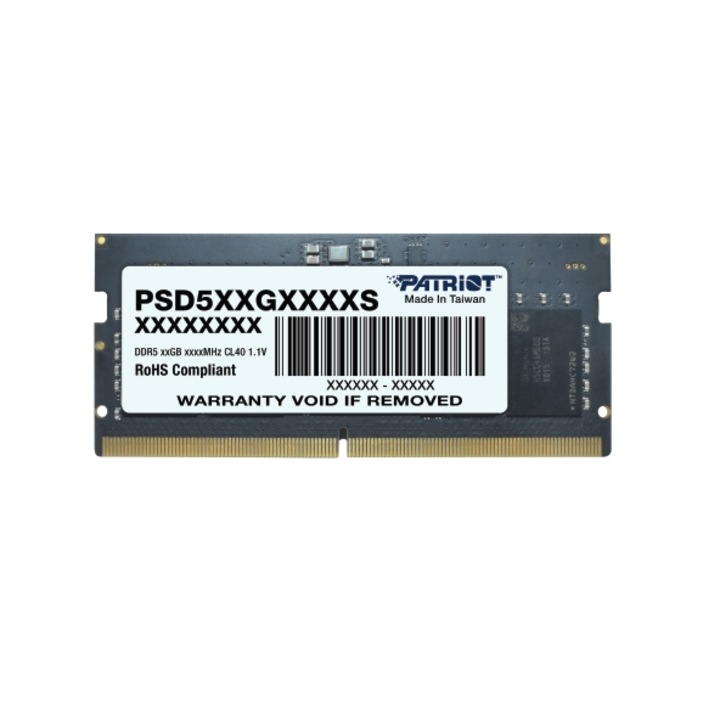 Laptop memória Patriot Signature SODIMM 8GB DDR5 5600Mhz PSD58G560041S
