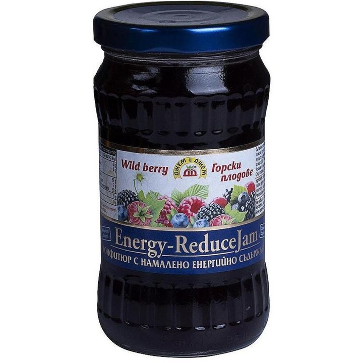 Gem de Fructe de Padure fara zahar, 340g