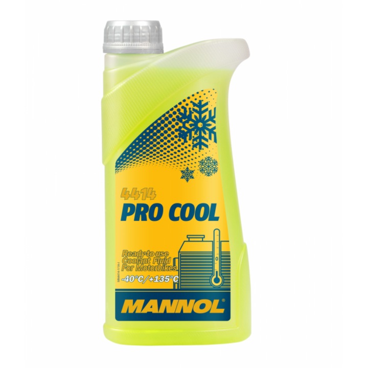 MANNOL PRO COOL 1L moto&atv kész koncentrált fagyálló