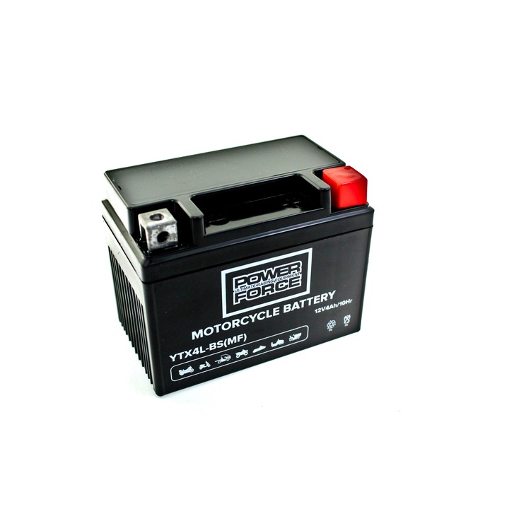 Baterie moto 12v, 4Ah, YTX4L-BS Power Force