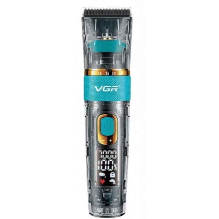 Masina de tuns, VGR, V-695, 300 minute, 2000 mAh, Negru