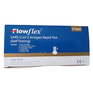 Set 5 Teste Rapide Antigen Covid-19, Flowflex, Acon Biotech, Nazale