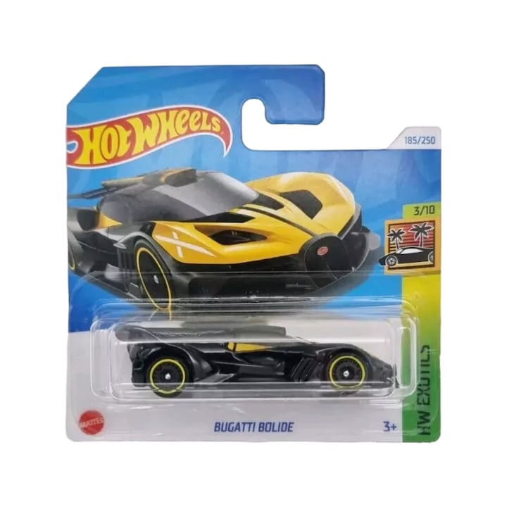 Кола Hot Wheels Bugatti Bolide, черна, 1:64 - Модел 2024