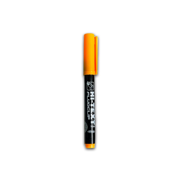 Хайлайтър Hi-Text 7000 Fluoclip, оранжев