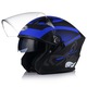 Casca moto cu ochelari integrati, AWINA, JK528, ECE 22.06, Protectie UV, M 57-58 cm