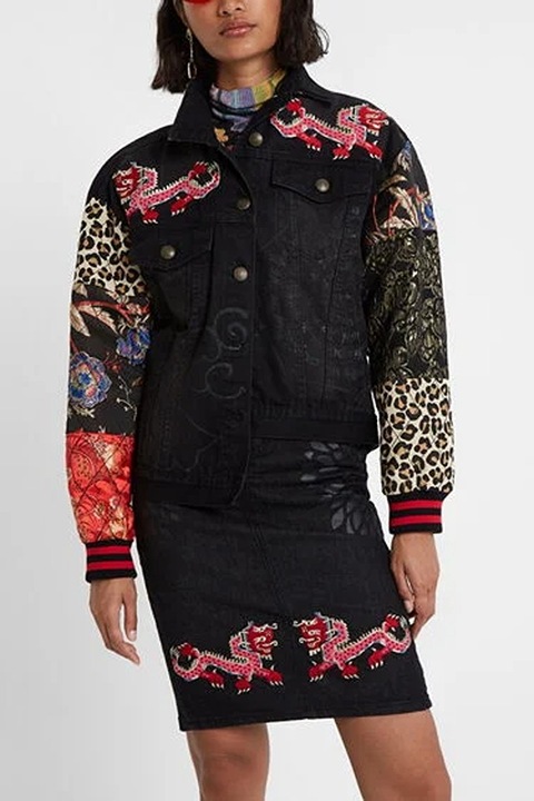 Geaca Desigual 19WWED24, Multicolor