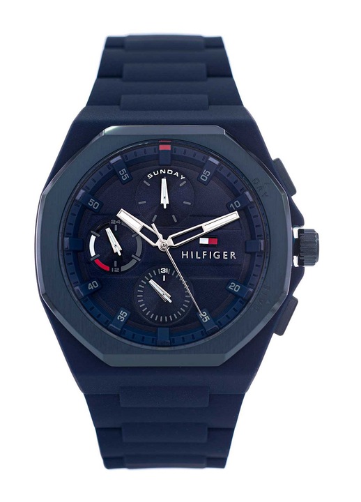 Мъжки часовник Tommy Hilfiger, кварцов, аналогов, син, водоустойчив 5 ATM