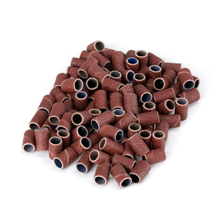 Set 100 rezerve abrazive pentru pila electrica, Exo, granulatie grosiera