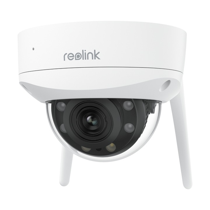 Reolink 4K Ultra HD камера за наблюдение, куполна, 8MP, 2.7-13.5mm, IP67, Micro SD max 256GB