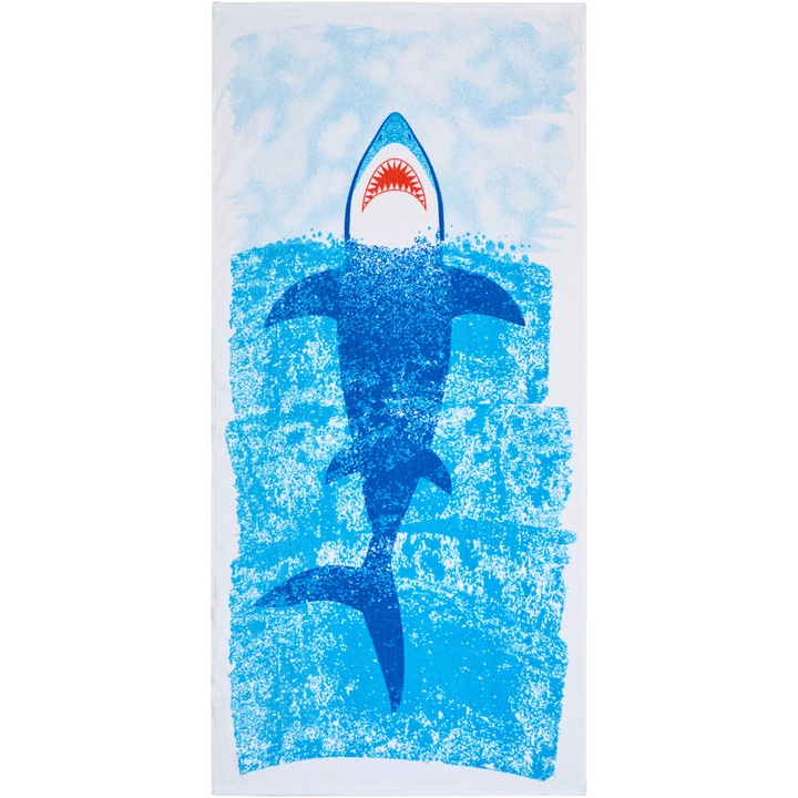 Плажна кърпа Hotel Supplier Shark, 70 x 152, 100% памук, 300 GSM