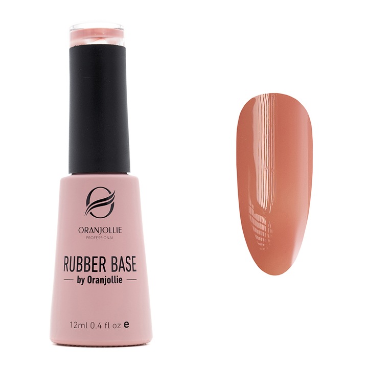 Baza pentru Oja Semipermanenta, Rubber Base Coat, Nr. 19, Gel Color, 12 ml