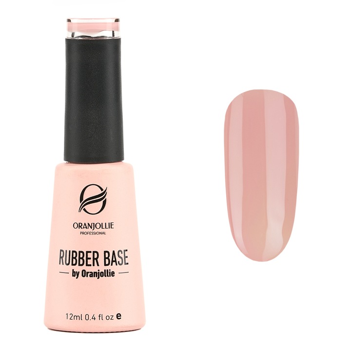 Baza pentru Oja Semipermanenta, Rubber Base Coat, Nr. 09, Gel Color, 12 ml