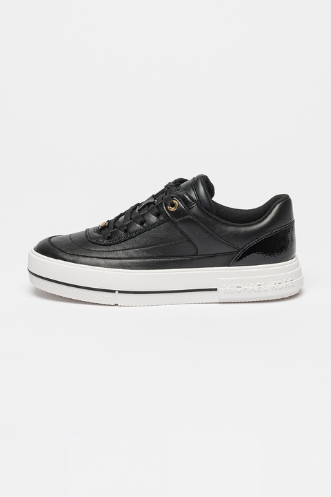 Michael Kors, Pantofi sport low-top flatform Aurora, Negru stins