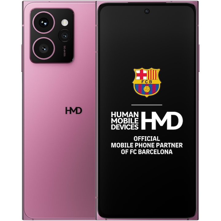 Смартфон HMD Skyline, 256GB, 12GB RAM, 5G, Neon Pink