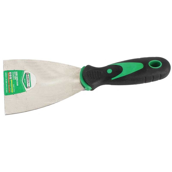 Шпатула с пластмасова гумена дръжка 4" (100 mm) - Hb281104