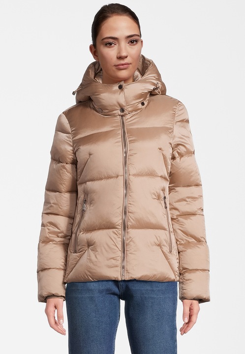 New View, Geaca cu vatelina si gluga, Maro nisip