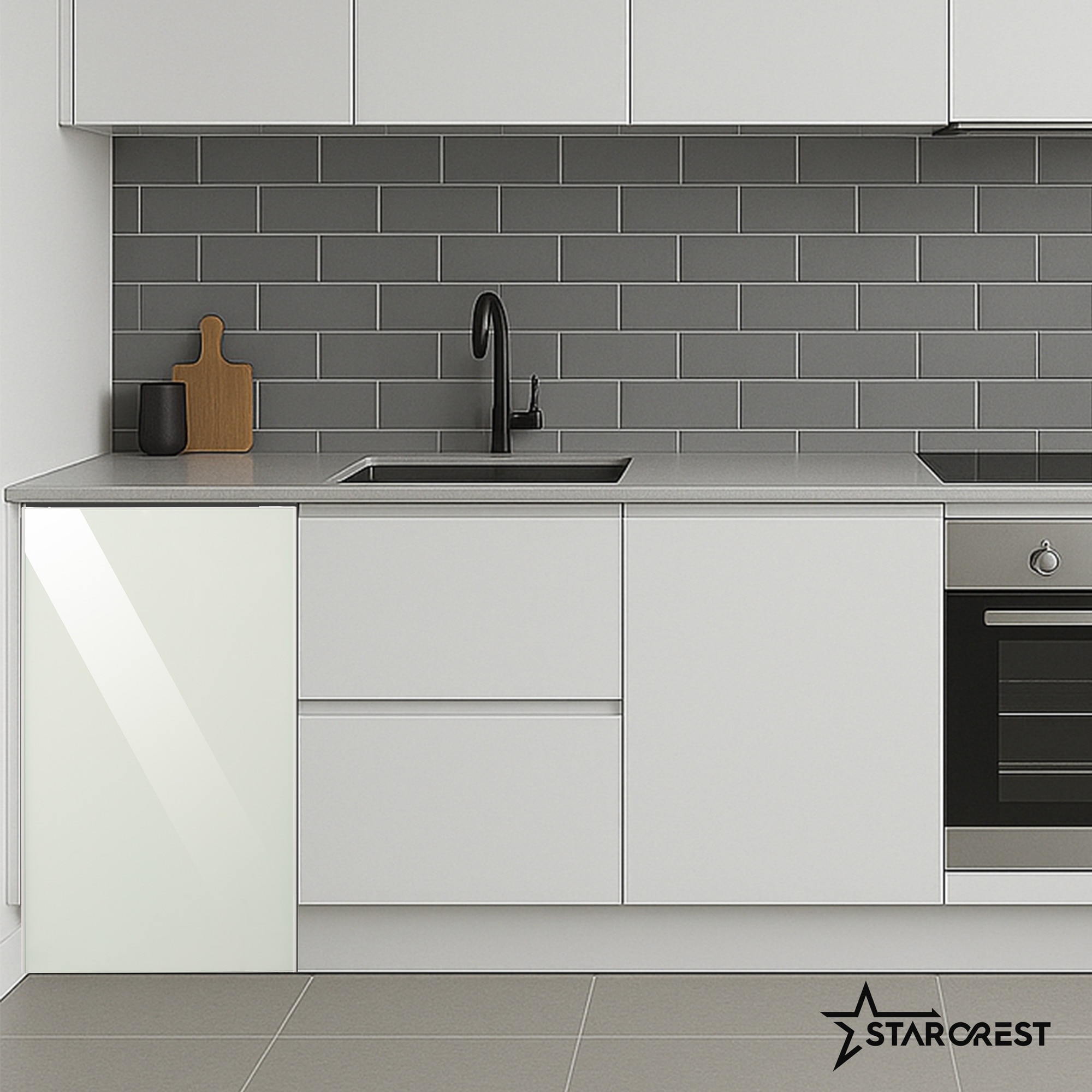 Starcrest Frigider cu o usa STARCREST SF-91GLS-WHE Clasa E, Capacitate 91L ...