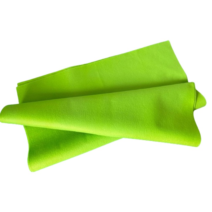 Fetru, pasla moale 1mm 50X110cm, verde