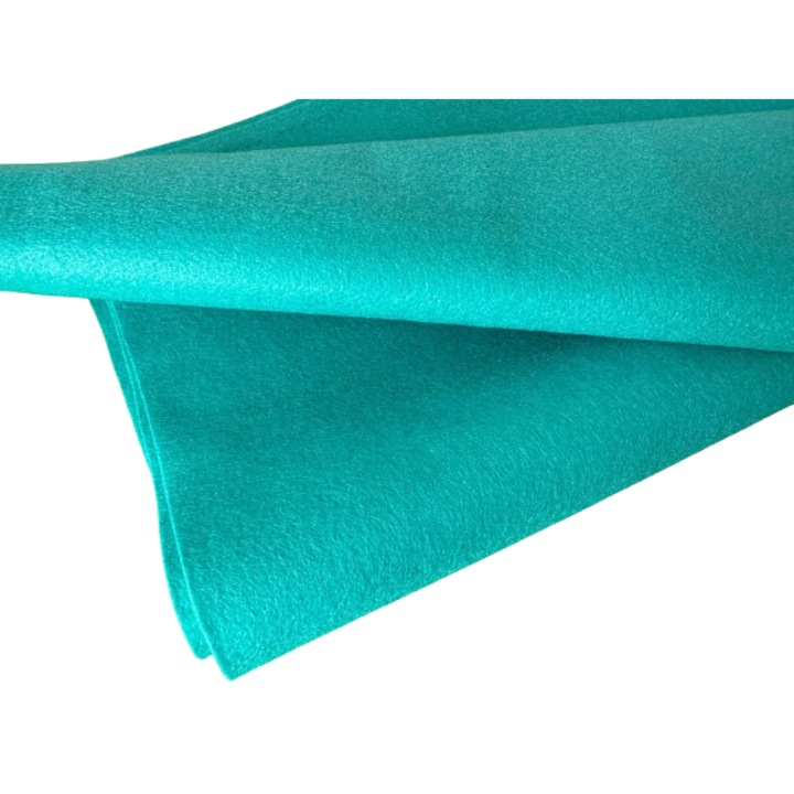Fetru, pasla moale 1mm 50X110cm, turcoaz