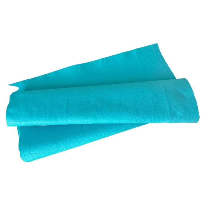 Fetru, pasla moale 1mm 50X110cm, albastru deschis