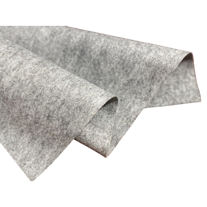 Fetru, pasla moale 1mm 50X110cm, gri pestrit