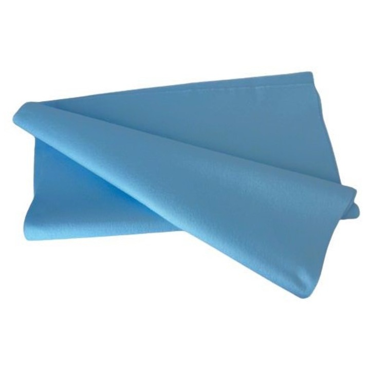 Fetru, pasla moale 1mm 50X110cm, albastru cer
