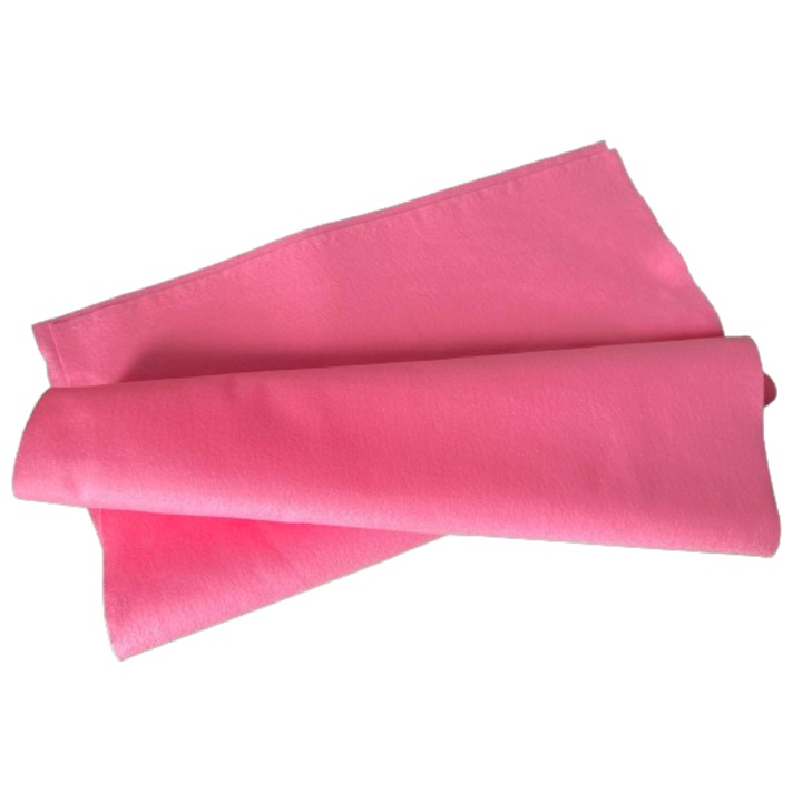 Fetru, pasla moale 1mm 50X110cm, roz