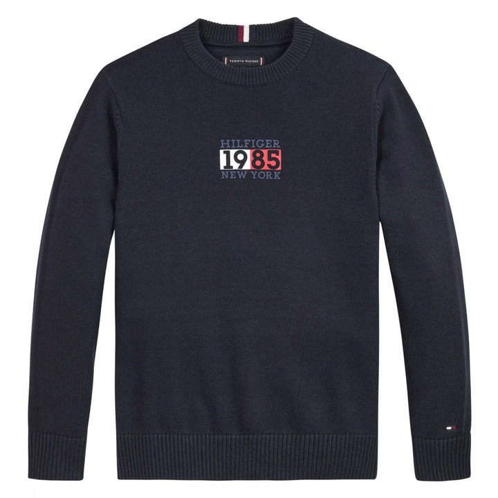 Bluza copii Tommy Hilfiger KB0KB08506, Bleumarin