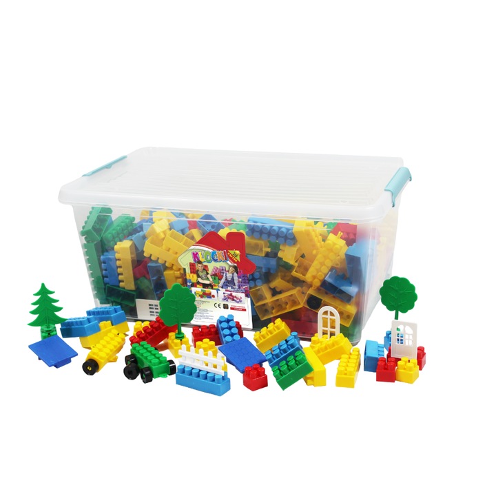 Конструктор Baczek, 500 части, многоцветен, 42x35x33см