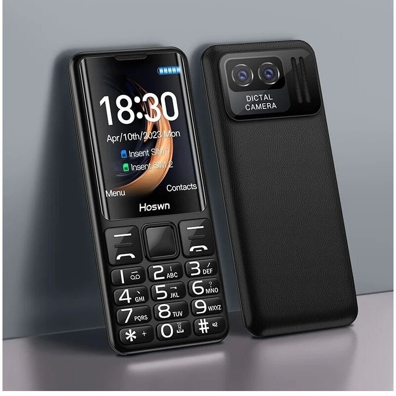 Telefon Mobil AIEK, 2.4inch, Dual SIM, 2G, RO-ALERT, Negru