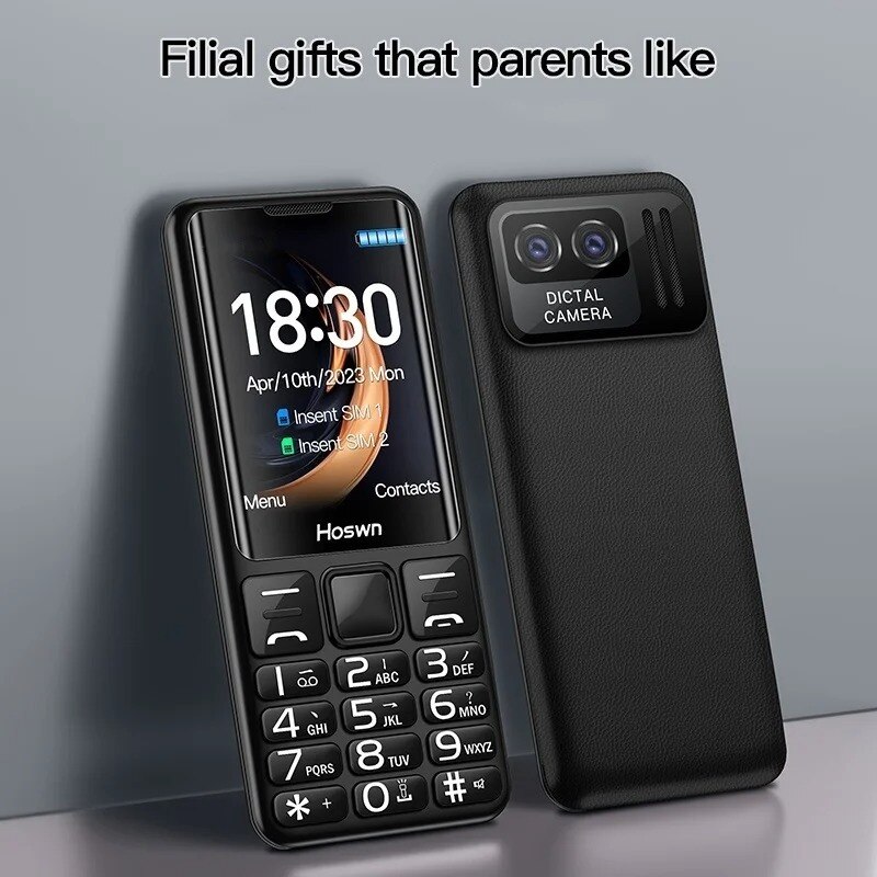 Telefon Mobil AIEK, 2.4inch, Dual SIM, 2G, RO-ALERT, Negru
