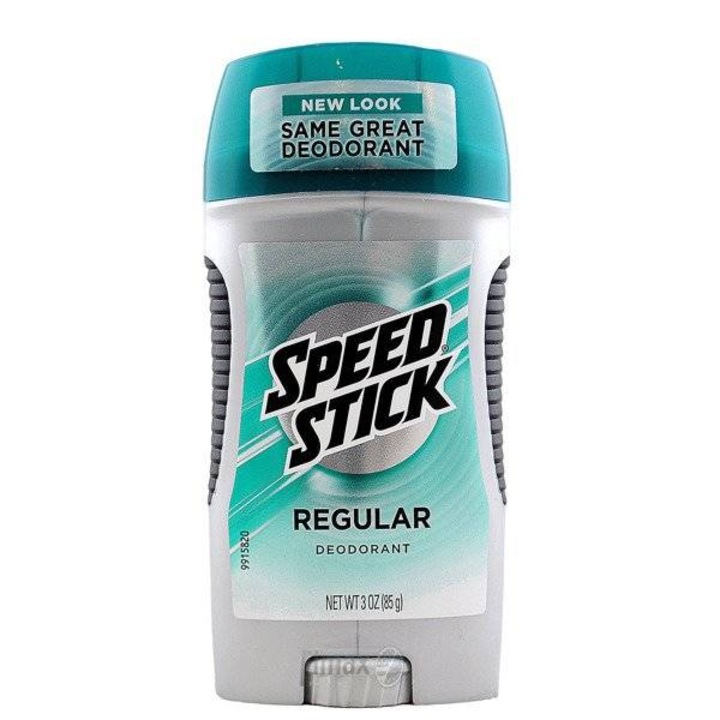Deodorant, Speed Stick, Regular, 85 G, Protectie Eficienta De 24 De Ore Impotriva Transpiratiei, Nu Lasa Urme Pe Haine, Pentru Uz Extern, Parfum proaspat, Eficient