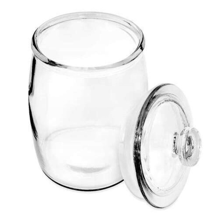Borcan, Tragar, sticla, 7l, Transparent