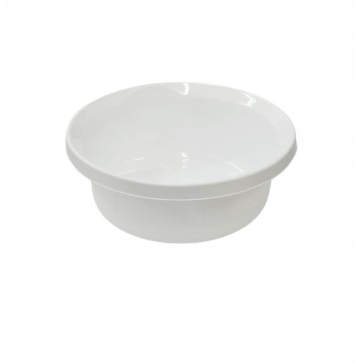 Lighean de baie, Jagiello, Plastic, 4L, Alb