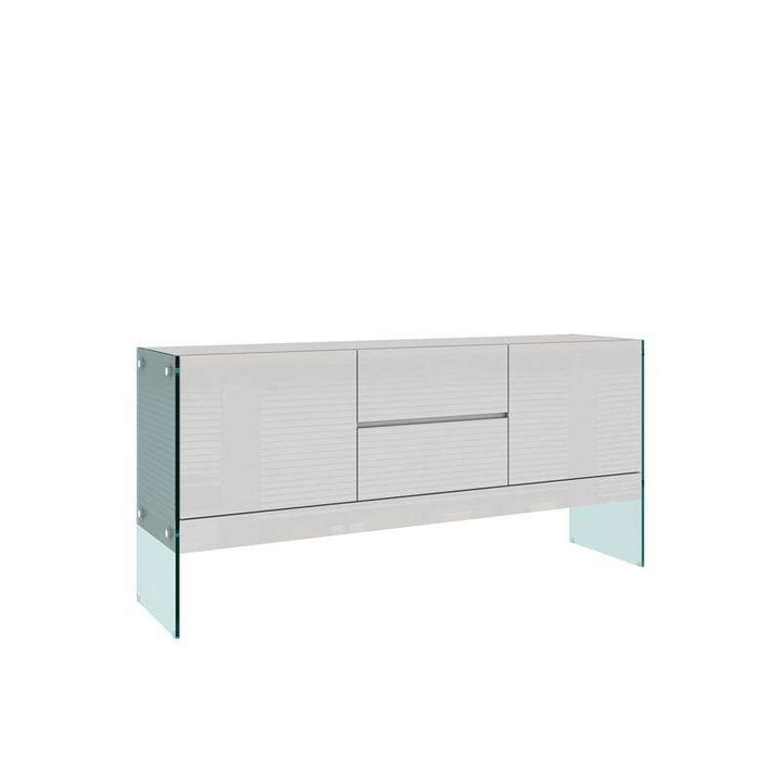 Comoda, Livinhill, MDF, 180x45x85, Alb
