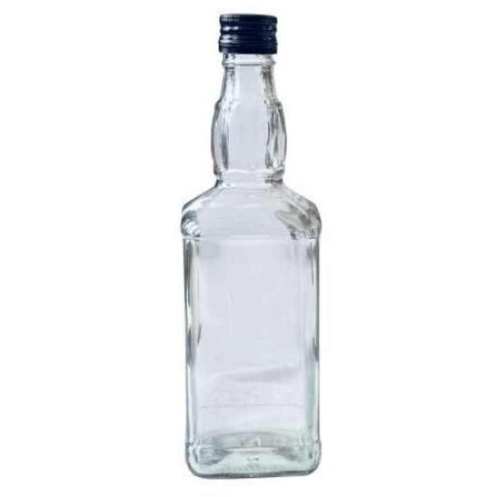 Комплект от 30 бутилки Tragar, 500 мл, с капак, прозрачни