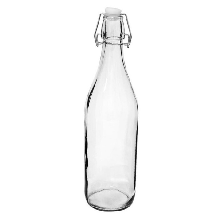 Бутилка за вино Koko, кръгла, с клипс, 250мл