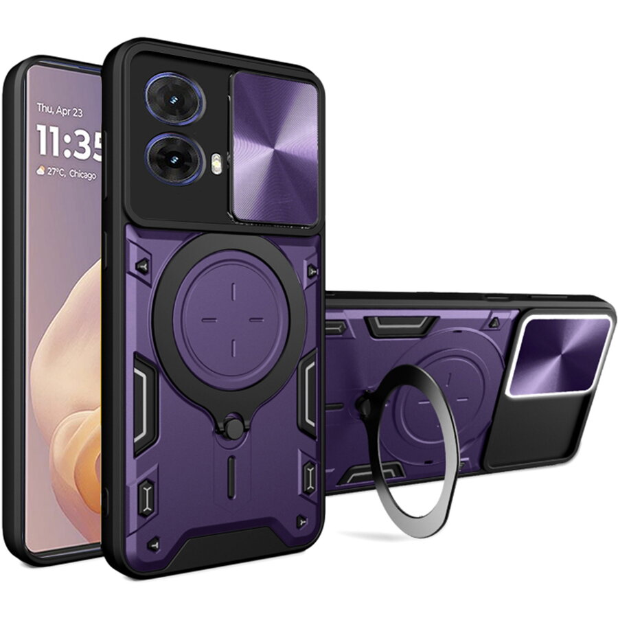 Husa pentru Motorola Moto G85 - Techsuit CamGuard Pro - Purple