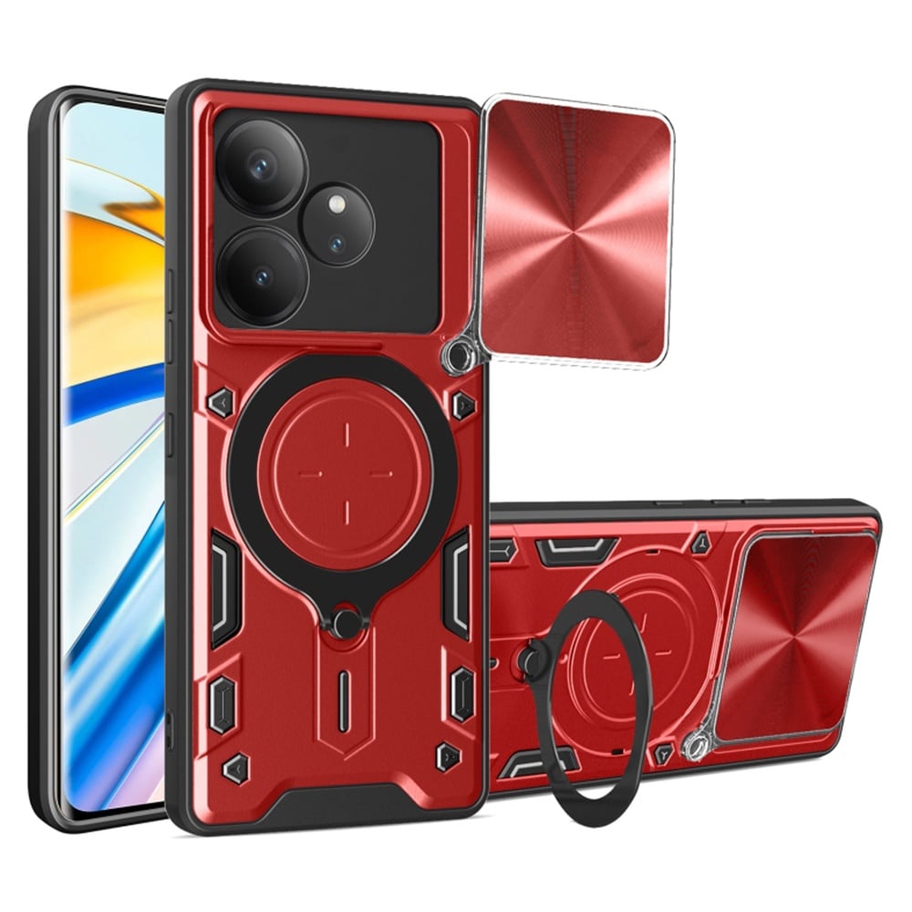 Husa pentru Realme GT 6 / GT 6T - Techsuit CamGuard Pro - Red